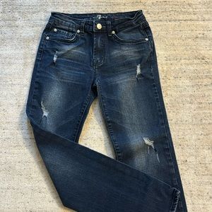 7 for all mankind jeans.  Girls size 12